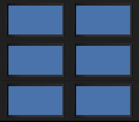 Amarr Classica FullView 3000 Garage Door (Black)